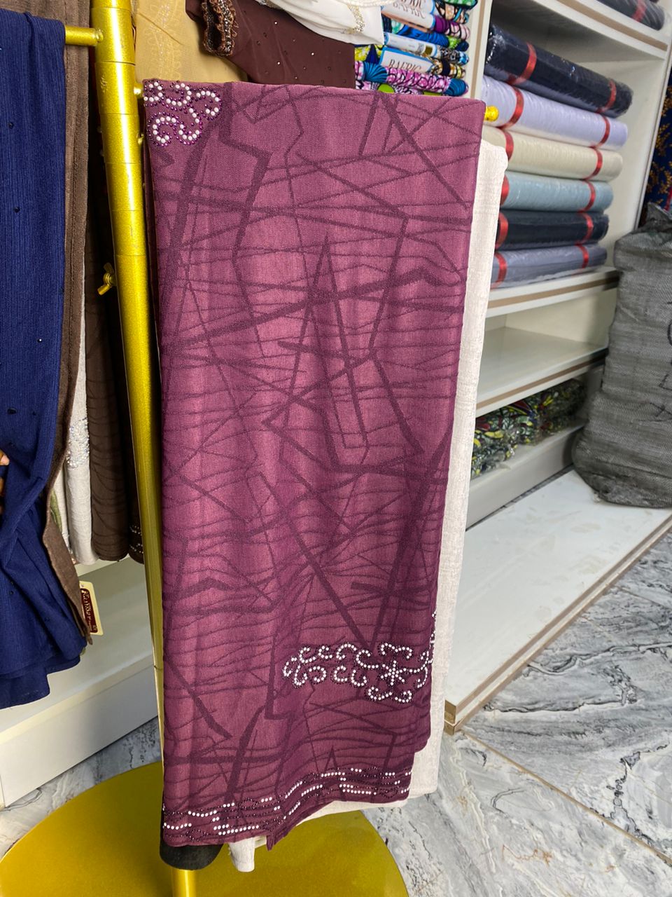 Embroidered Party Veil